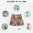 thumbnail image 6 of joogoo Boys Swim Trunks Tropical Ethnic Leaves Beach Board Shorts Drawstring Swimsuit M, 6 of 6