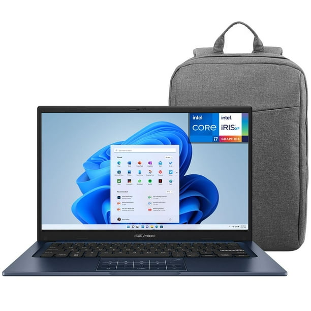 Laptop ASUS Vivobook 14 Intel Core i7 1355U 16GB RAM 512GB SSD 14" Windows 11 Home Teclado en Ingles + Mochila