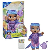 Baby Alive Dino Cuties Doll, Tyrannosaurus, Doll Accessories, Drinks and Wets