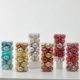 thumbnail image 3 of 24 piezas de adornos de bolas de Navidad, decoraciones navideñas inastillables pintadas, bolas de árbol con purpurina para decoración del hogar (dorado) oso de fresa Electrónica, 3 of 4