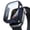 Darkblue, variant on Mynvo Water Resistant Case for Apple Watch Series 12 46mm with Matte Tempered Glass Screen Protector, Full Protective Bumper Cover with High Sensitivity Anti-Scratch for iWatch Series 12 46mm