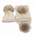 thumbnail image 2 of Womens Wool Hat and Scarf Winter Set, 2 of 2