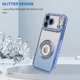 thumbnail image 5 of Compatible con iPhone 17 Pro Max Estuche con Brillo Magnético con Magsafe Estuche con Bling Rhinestone Chapado Brillante Diamante Protección de Lente de Cámara, 5 of 6