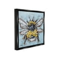 thumbnail image 4 of Stupell Industries Abstract Bee with Flowers Animals & Insects Painting Black Floater Framed Canvas Art Print Wall Art, 18 x 18, 4 of 10
