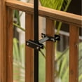 thumbnail image 2 of Outdoor Metal Patio Umbrella Clamp for Fence Post, Railing, Bleachers, or Benches - Strong and Durable, Keeps Secure in, 2 of 4