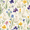 Blue Floral Rabbit, variant on FORMRS Boys Pajama Pants with Pockets Size 6-8Y Kids Lounge Sleep Bottoms, Vibrant Flowers