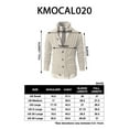 thumbnail image 6 of H2H MENS HIGH NECK TWISTED KNIT CARDIGAN SWEATER WITH BUTTON DETAILS BROWNBEIGE US L/ XL (KMOCAL020), 6 of 6