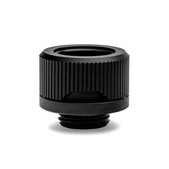 EKWB EK-Quantum Torque HDC-16 Compression Fitting for EKWB Rigid Tubing, 16mm OD, Black
