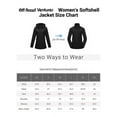 thumbnail image 7 of Off Road Ventures Women's Fleece Lined Softshell Jacket Lightweight Waterproof Warm Windbreaker Hooded Jacket for Winter Outdoor, 7 of 7