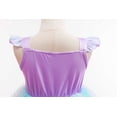 thumbnail image 5 of Girls Sequins Mermaid Princess Dress Kids Mermaid Party Costme Undersea Dress up Costume Sets, 5 of 6