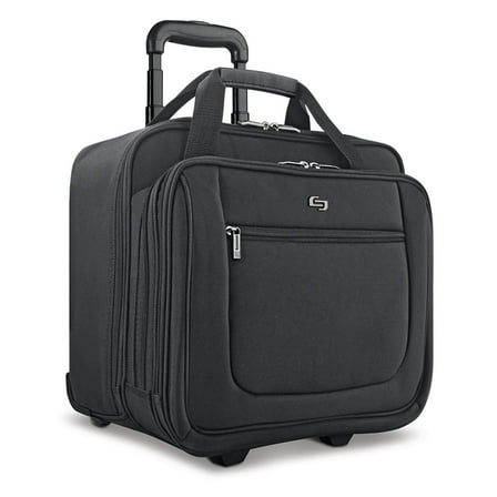 Solo New York Bryant Rolling Laptop Case, Black