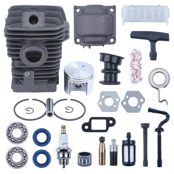 Cylinder Piston Engine Pan Base For Stihl MS250 025 42.5mm w Tune-up Service Kit