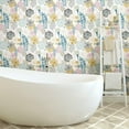 RoomMates Perennial Floral Peel and Stick Wallpaper, 20.5 inches x 18