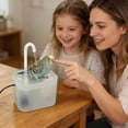 thumbnail image 4 of Automatic Bird Shower Bath USB Rechargeable & Quiet Circulating For Cage Detachable Bird Bath Tub For Lovebird Quiet Detachable Cage Bath Tub For Small To Medium Birds, 4 of 5