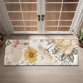 thumbnail image 2 of Pioneer Flower Floral Print Pattern Door Rugs,Washable Non Slip Door Mats Indoor,Decorative Door Mats,Entry Mat Indoor for Entrance,Bedroom,Kitchen,Bathroom,16"x47", 2 of 6