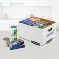 thumbnail image 4 of Bankers Box STOR/FILE Storage Box Letter/Legal Lift-off Lid White/Blue 12/Carton 00703, 4 of 7