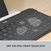 Logitech Keys-To-Go Super-Slim and Super-Light Bluetooth Keyboard for iPhone, iPad, and Apple TV, Black