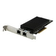 thumbnail image 1 of StarTech.com Dual Port 10G PCIe Network Adapter Card, Tehuti TN4010 10GBASE-T & NBASE-T PCI Express Network Interface Adapter 10/5/2.5/1GbE Multi Gigabit Ethernet 5 Speed NIC LAN Card - Network Adapter Card (ST10GSPEXNDP) - Network adapter - PCIe 2.0 x8 - 10Gb Ethernet x 2 - black, 1 of 7