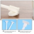 thumbnail image 4 of Long Handle Bottle Bottom Scraper Jar Spatula Tiny Silicon Silicone Kitchen Cake White, 4 of 6