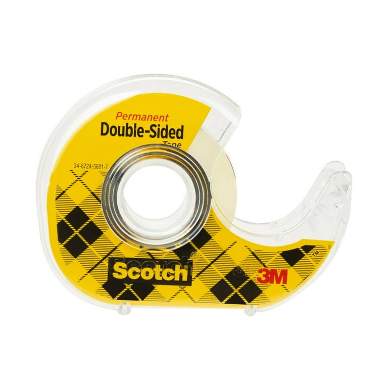 Scotch Double Sided Tape 6137H-2PC-MP 1/2 in x 500 in 46728 - Strobels  Supply