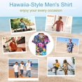 thumbnail image 6 of Kirby Mens Hawaiian Shirt Summer Casual Short Sleeve Button Down Beach Shirts, 6 of 7