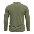 thumbnail image 6 of VgaVtl Long Sleeve Tshirts for Men Cotton Fall Winter Casual with Pocket Loose Tops for Men Plain Button Vintage Henley, 6 of 8