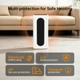 thumbnail image 4 of PhiloDeco Space Heater, 1500W Electric Ceramic Tower Heater, Fast Heating with Thermostat and Remote, 80°Oscillating, 3 Modes for Office, Living Room, Bedroom, 4 of 8