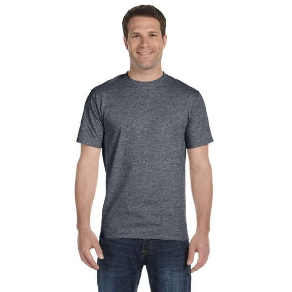 Hanes Men`s Beefy-T Adult Short-Sleeve T-Shirt (Pack of 4) 4 Charcoal Heather