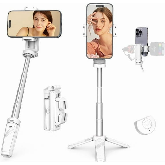 ULANZI JJ02 3 in 1 Cell Phone Tripod Stick Phone Selfie Tripod for Smartphone