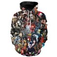 thumbnail image 2 of Sudadera con capucha con estampado 3D de películas de terror para hombre y mujer, Jersey informal de gran tamaño con personalidad, novedad, 2 of 4