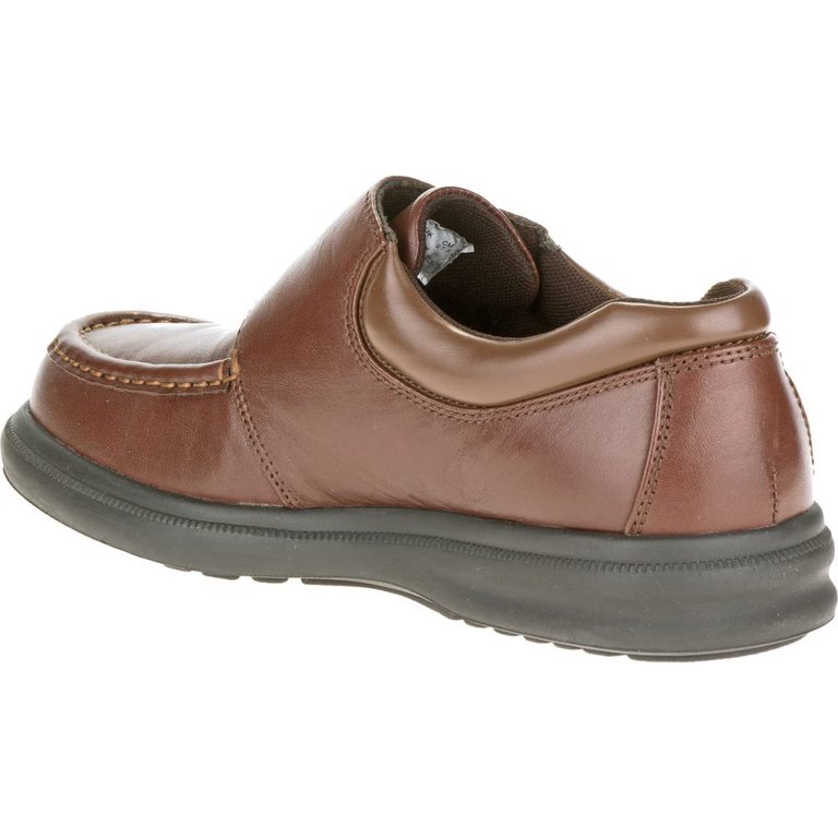 Men s Hush Puppies Gil Leather Loafer Tan 8 M Walmart