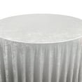 thumbnail image 3 of YOUR CHAIR COVERS - 120 Inch Round Crushed Velvet Tablecloth for Weddings, Quinceanera, Events or Baby Shower - White, 3 of 5
