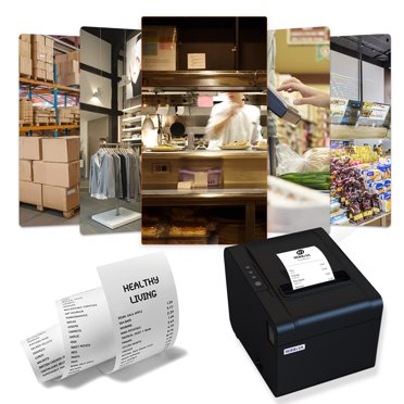 Rongta 80mm Thermal POS Receipt Printer - USB & Ethernet Kitchen Restaurant Printer