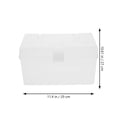 thumbnail image 3 of Milisten Portable First-aid Box Multi-function Medicine Storage Cabinet Home Medicine Case - Size S (White), 3 of 5