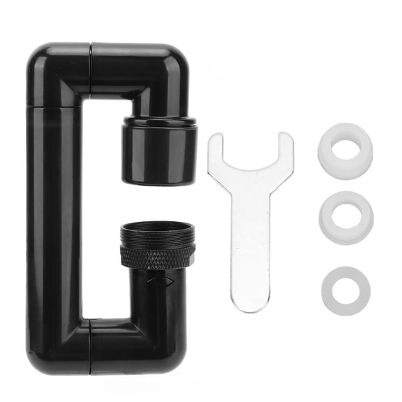 BIMZUC Rotating Telescopic Faucet – Flexible Metal Swivel Arm, 4‑Layer Filter, Splash‑Free Design for Kitchen & Bathroom Sink