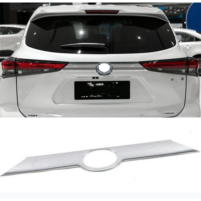 for Toyota Highlander 2020-2022 ABS Triple Chrome Rear Door Trunk Lid Cover Trim