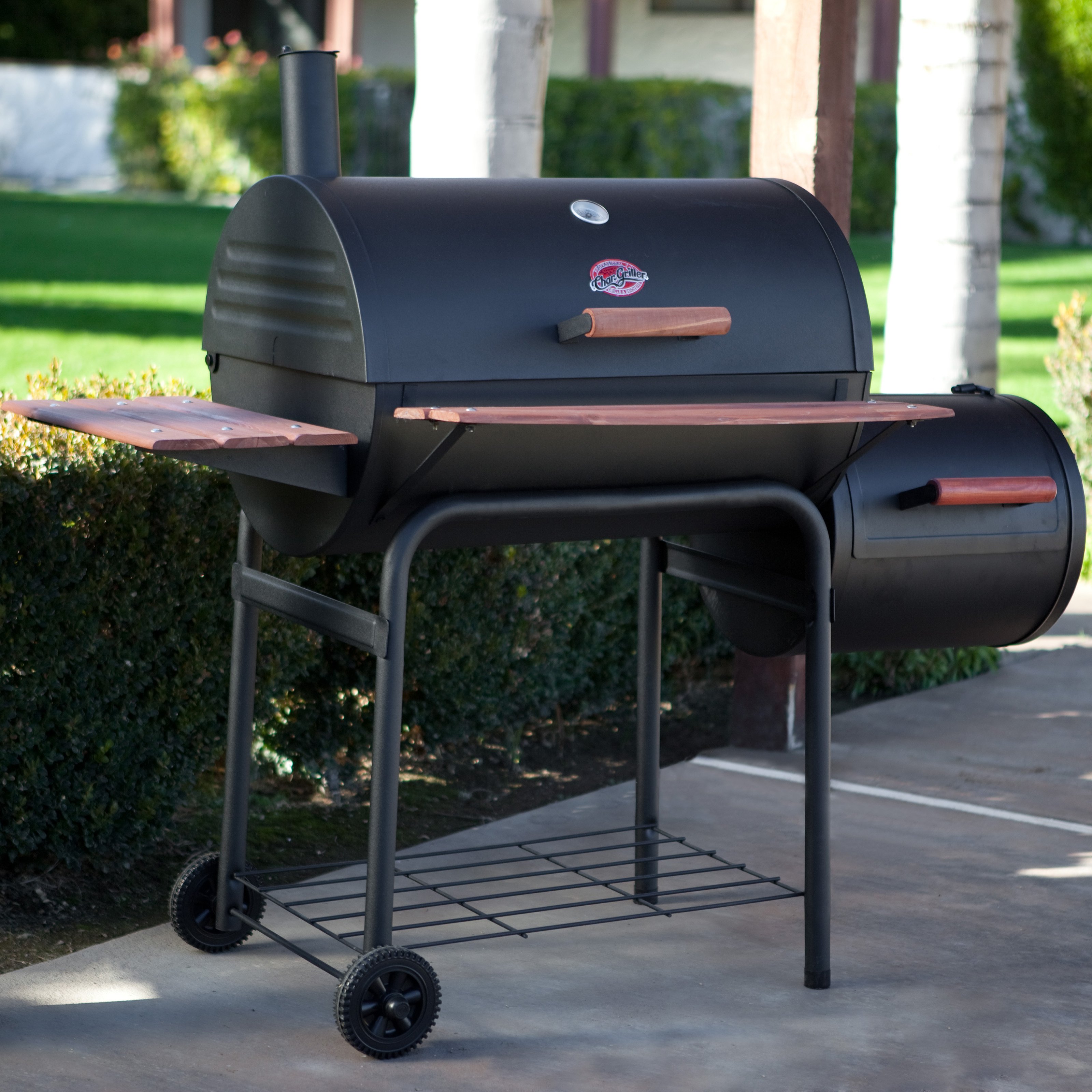 Buy Char Griller Smokin Pro 1224 Charcoal Grill And Smoker With Optional Cover Online In Qatar 24612162