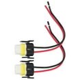 thumbnail image 3 of 2 Pin 2 Hole Car Connector, Simple Wiring 12-24V  Compatibility Low Loss H11 Female Socket Copper Cable 2Pcs  for Headlights for Fog Lights, 3 of 8
