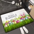 thumbnail image 4 of SLYNSHome Happy Easter Door Mat Decorative Bunny Welcome Doormat for Indoor Outdoor,Spring Floor Mat Non-Slip for Porch Entrance, 4 of 7