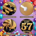 thumbnail image 4 of Golden Glitter Happy 57th Birthday Banner Sparkling Stars 57th Birthday Display Gold Balloons Firework Design Birthday Backdrop for 57th Birthday Party Adult Celebration Indoor Decoration, 4 of 9