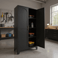 thumbnail image 2 of Homy Casa 71" Tall Garage Storage Cabinet with Adjustable Shelves, Heavy Duty Utility Organizer Black, 2 of 9
