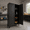 Black 61", variant on Homy Casa 61" Tall Garage Storage Cabinet with Adjustable Shelves, Heavy Duty Utility Organizer Black