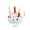 C, variant on Cute Birthday Cake Plush Squeaky Dog Chew Toy with Removable Colorful Candle Decor, Interactive Play Toy, Pet Birthday Party Gift for Puppies Small Medium Large Dogs