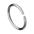 thumbnail image 2 of Gold or Silver Tone Nose Ring or Cartilage Hoop Available in 20G or 22G Different Sizes, 2 of 2