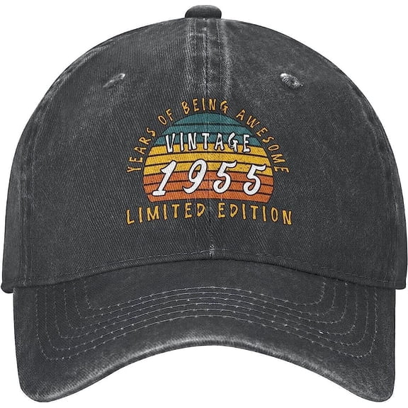Vintage 1955 Birthday Unisex Baseball Cap