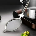 thumbnail image 5 of Stainless Steel Fine Mesh Filter Screen-Kitchen Juicer Strainer Spoon for Home Use,Durable Household Sieve with Handle for Juicing,Cooking & Baking, 5 of 6