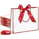 thumbnail image 1 of Bolsas de Regalo Silkfly 12 Pzs Blanco y Rojo 30x25x10 cm con Lazo, 1 of 7