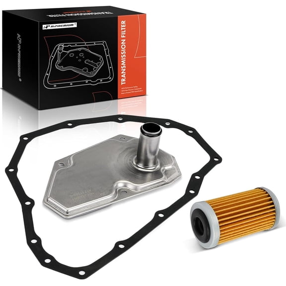 A-Premium Automatic Transmission Fluid Filter with Pan Gasket, Compatible with Nissan Sentra 2013-2019, Versa 2017-2018, Replaces 317263JX0A, 317283XX0B