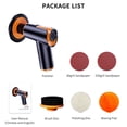 thumbnail image 4 of Polishers,Car Polisher Brush Scratch Portable Scratch Portable Handheld Car Tools With Brush Scratch Handheld Car Polisher Wirel Hine Buzhi Wirel Hine With Dl Polisher Wirel Orange, 4 of 6