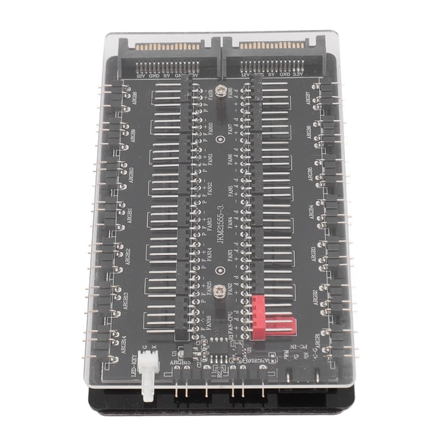 2 en 1 argb pwm fan Hub, 16 vías 3pin argb argb argb pwm hub divisor para el estuche para pc